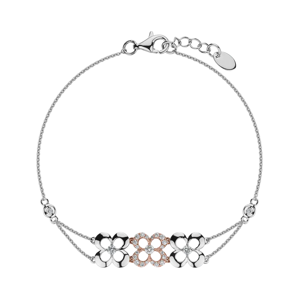 Náramok s diamantmi Starlight  Clover