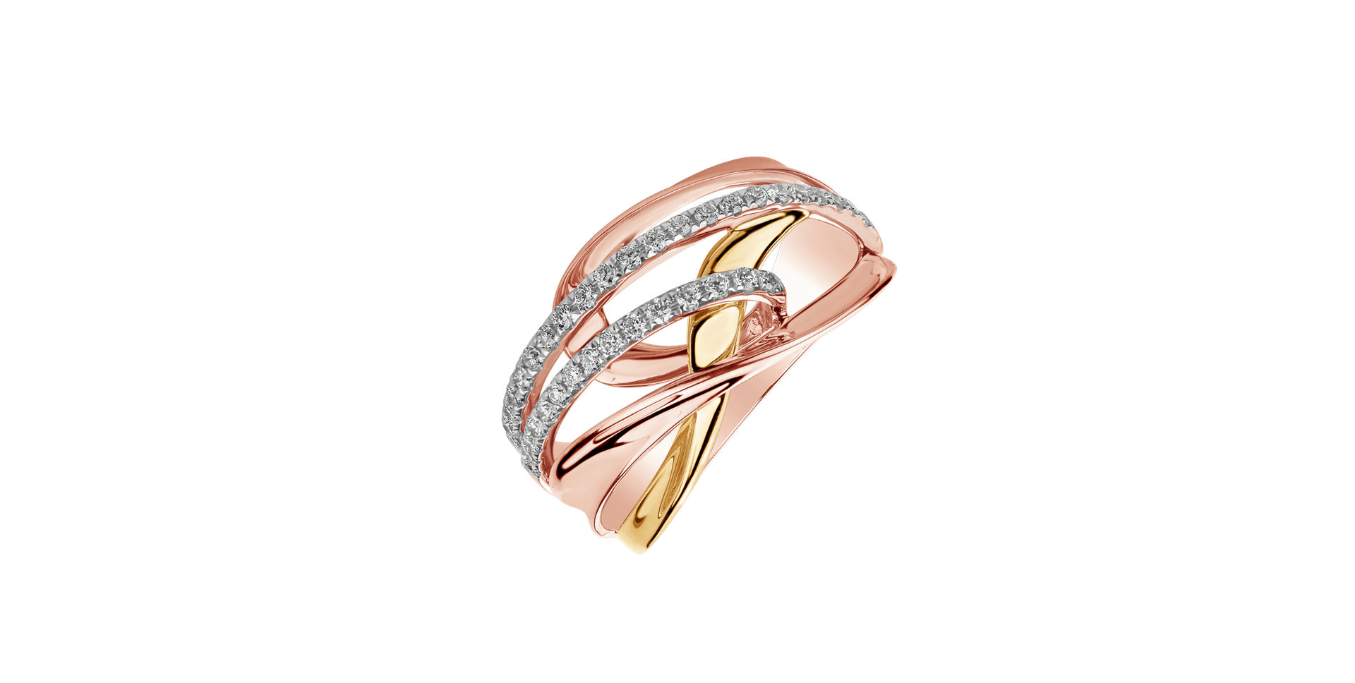 Prsteň s diamantmi Angèle