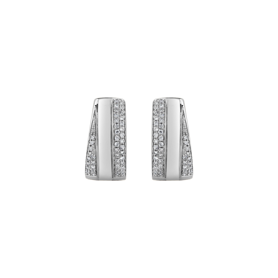Náušnice s diamantmi Sparkling Dew