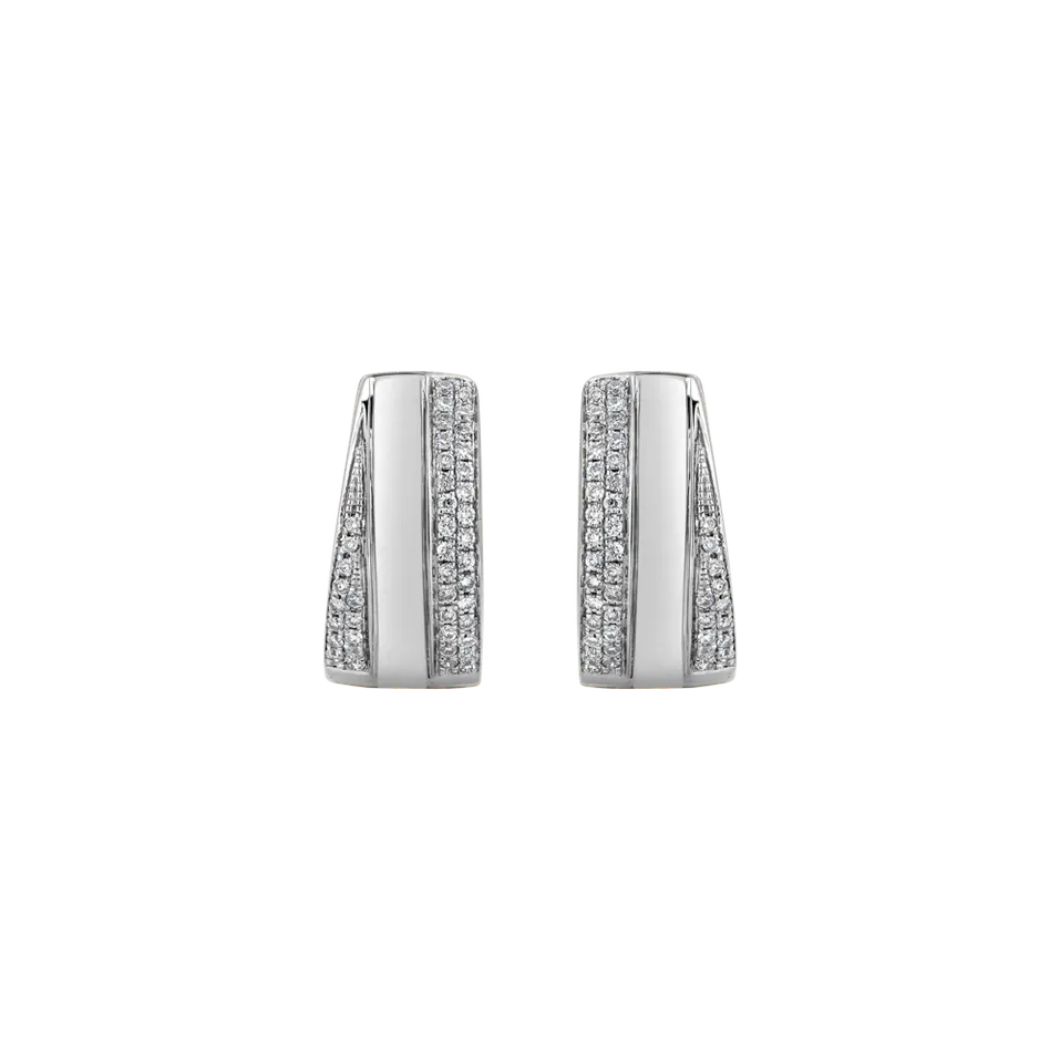 Náušnice s diamantmi Sparkling Dew