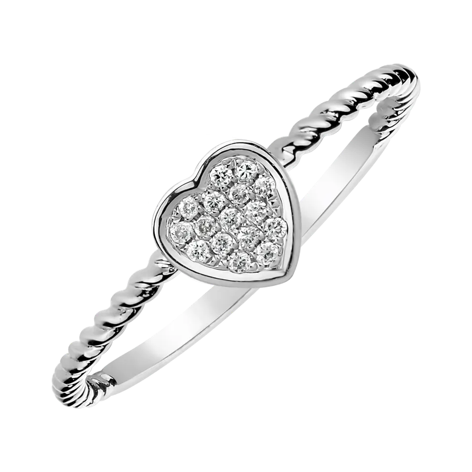 Prsteň s diamantmi Endless Love