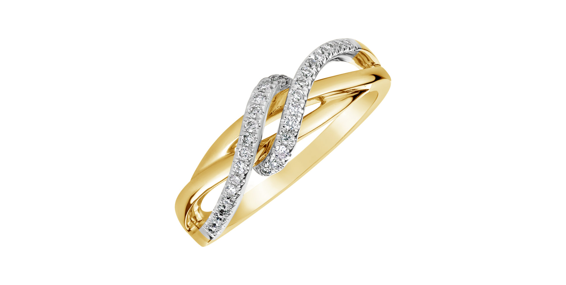 Prsteň s diamantmi Vivid Elegance