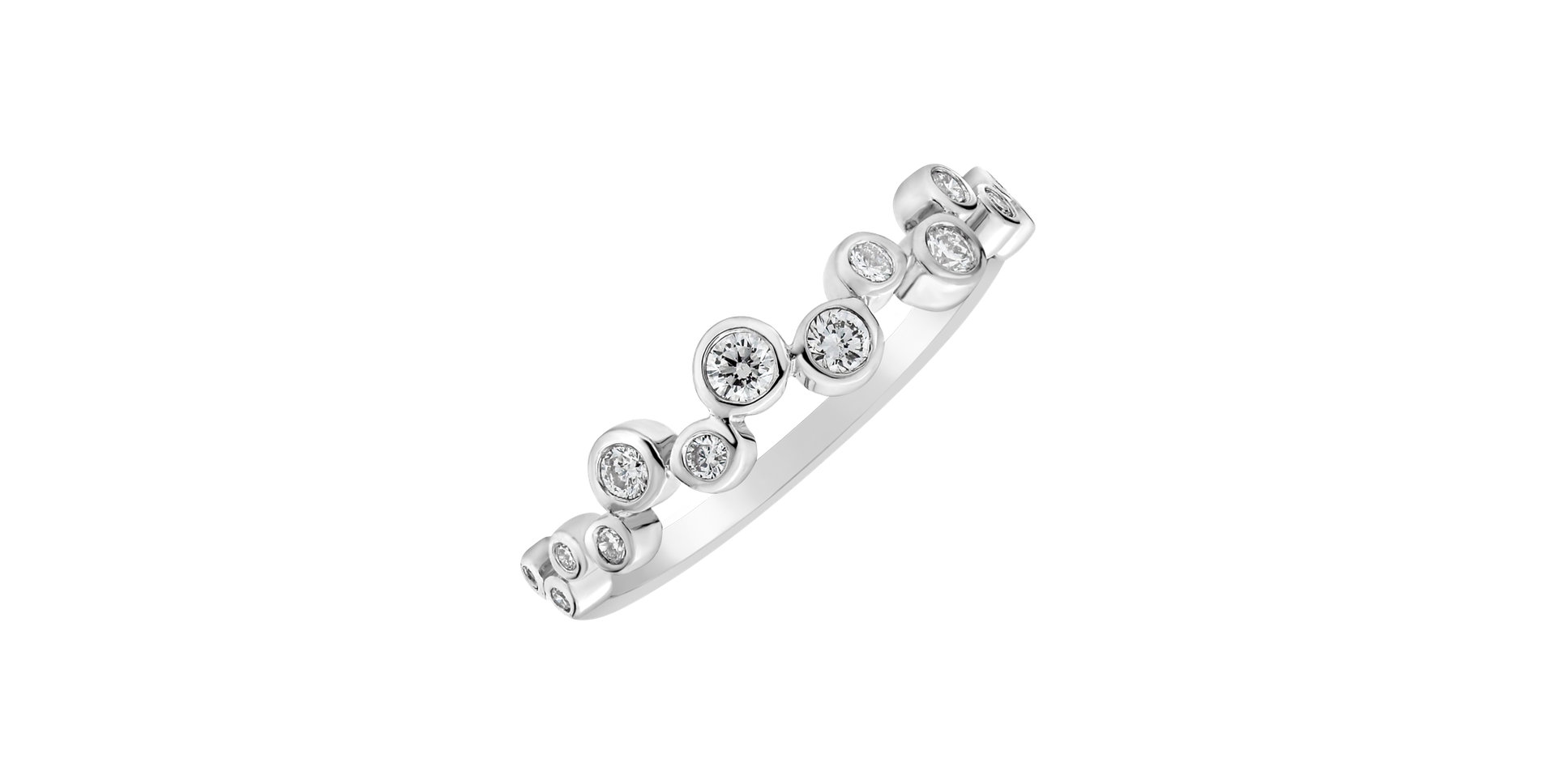 Prsteň s diamantmi Virgin Tears