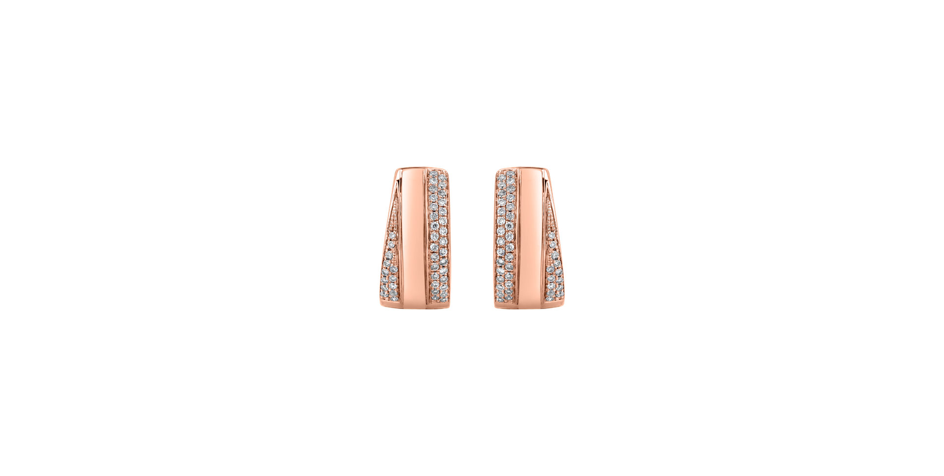 Náušnice s diamantmi Sparkling Dew