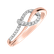 Prsteň s diamantmi Elegant Knot2