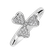 Prsteň s diamantmi Triple Pleasure2