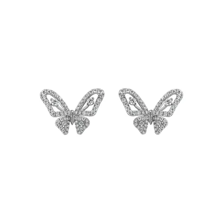 Náušnice s diamantmi Trendy Wings