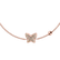 Náramok s hnedými diamantmi Poetic Message2
