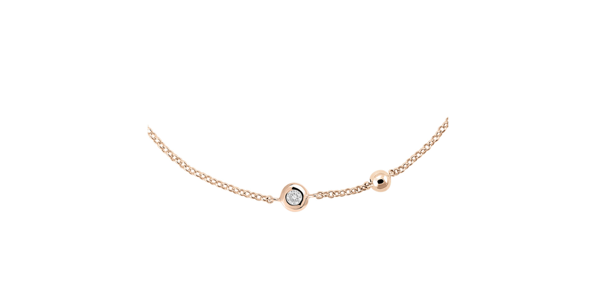 Náramok s diamantom Sky Message