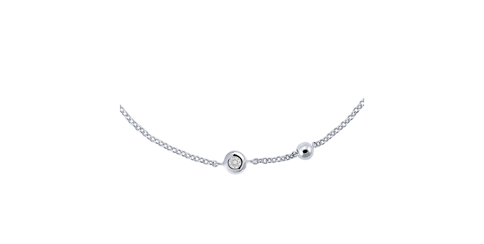 Náramok s diamantom Sky Message