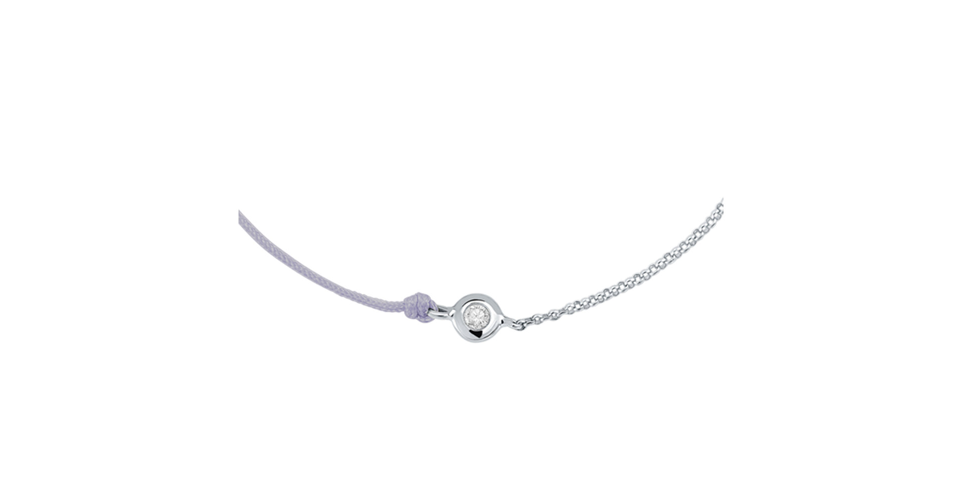 Diamantový náramok so šnúrkou Effect Diamond