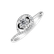 Prsteň s diamantmi Heart Spark2