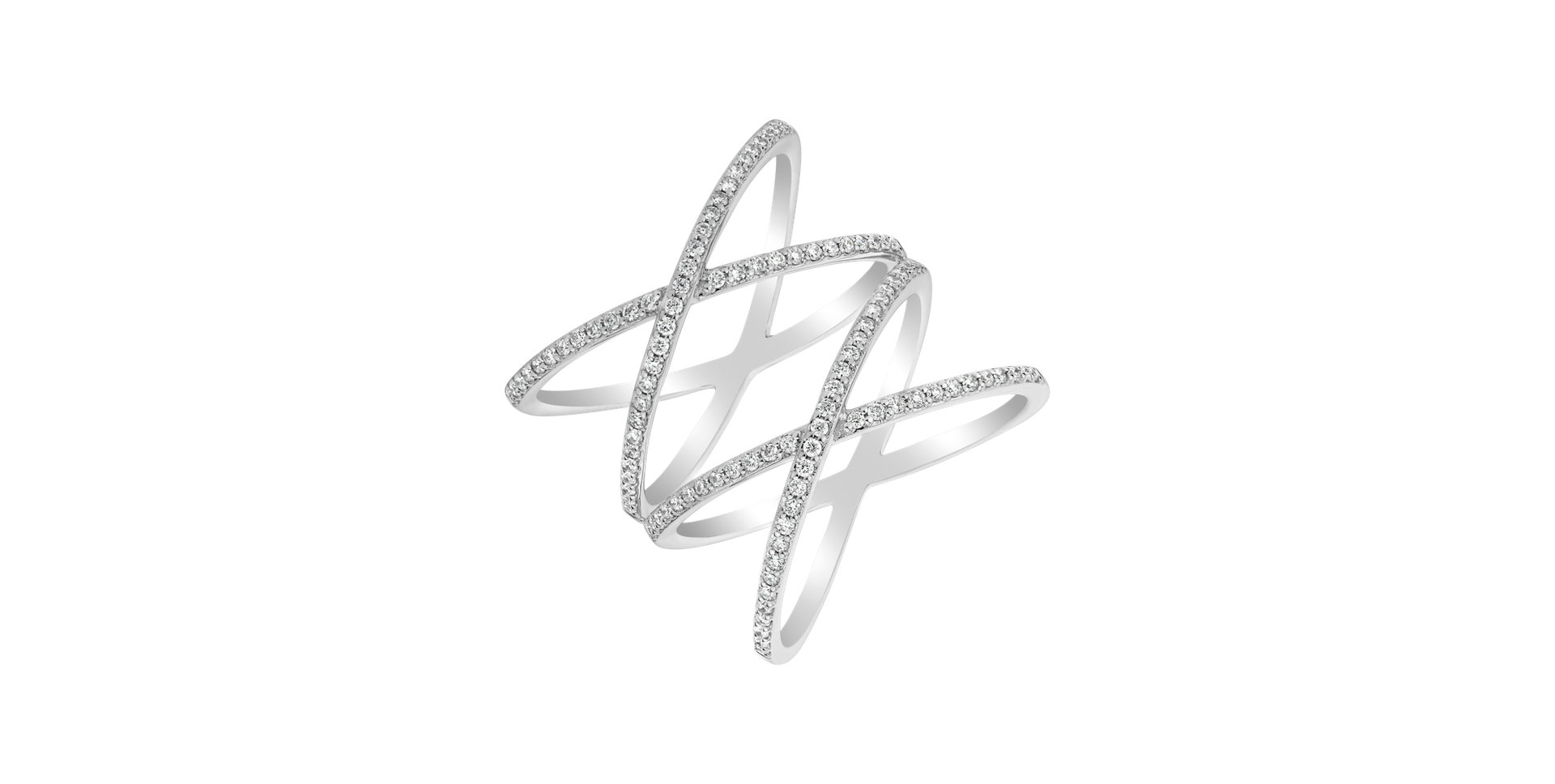 Prsteň s diamantmi Angel Lure