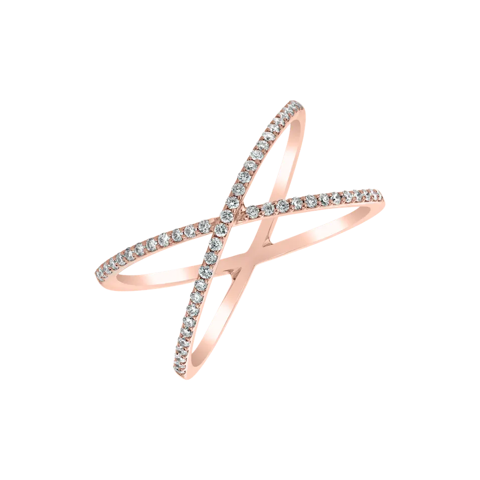 Prsteň s diamantmi Posh Planet