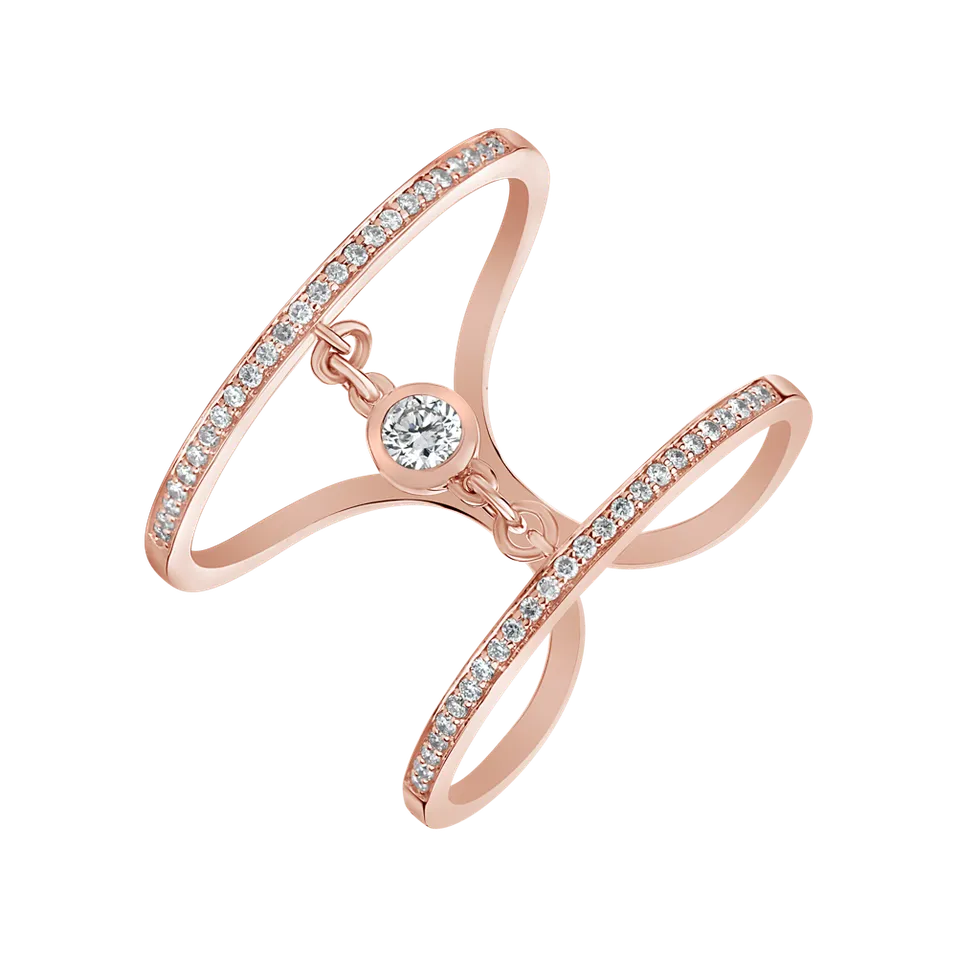 Prsteň s diamantmi Graceful Lure