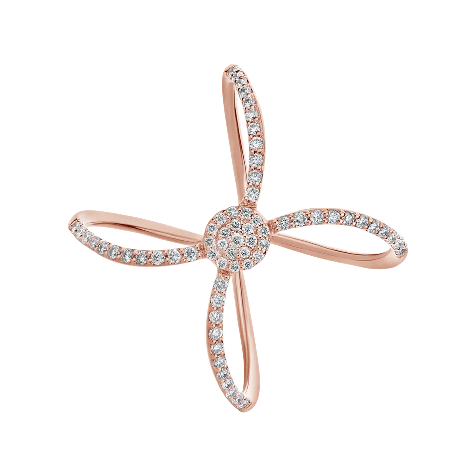 Prsteň s diamantmi Lustrous Charm