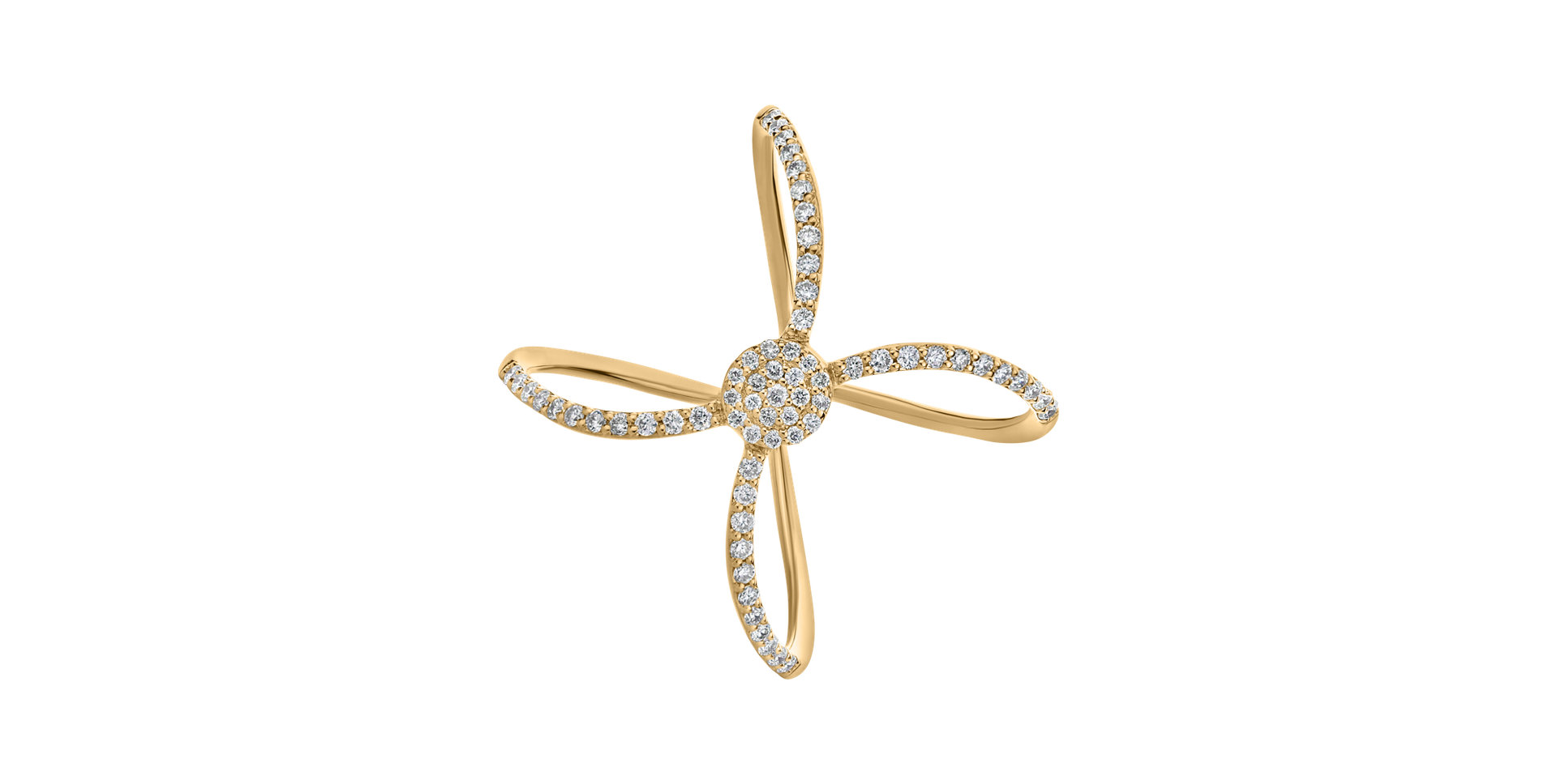 Prsteň s diamantmi Lustrous Charm