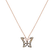 Přívěsok s hnedými diamantmi Butterfly Gem2