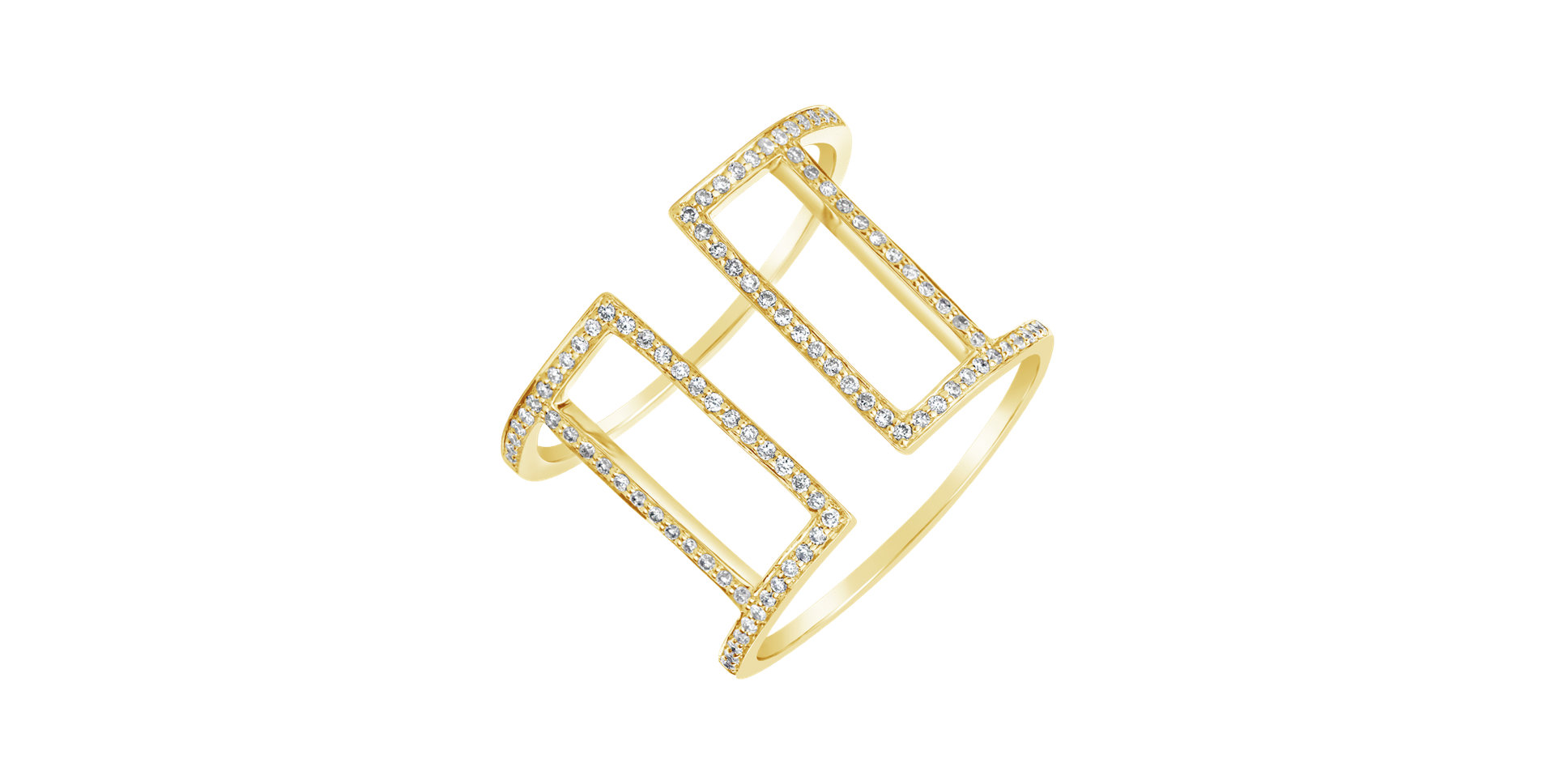 Prsteň s diamantmi Perfect Shape