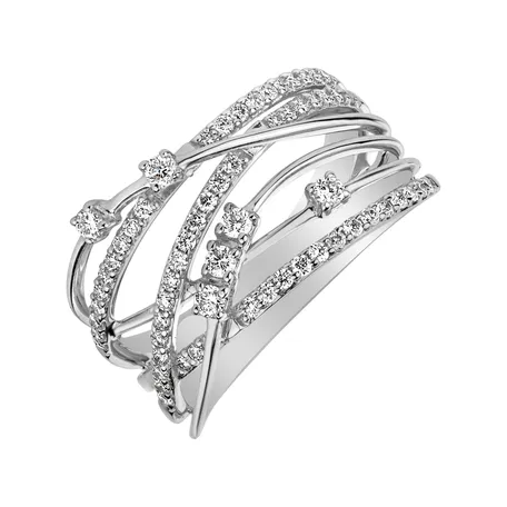 Prsteň s diamantmi Shiny Elegance