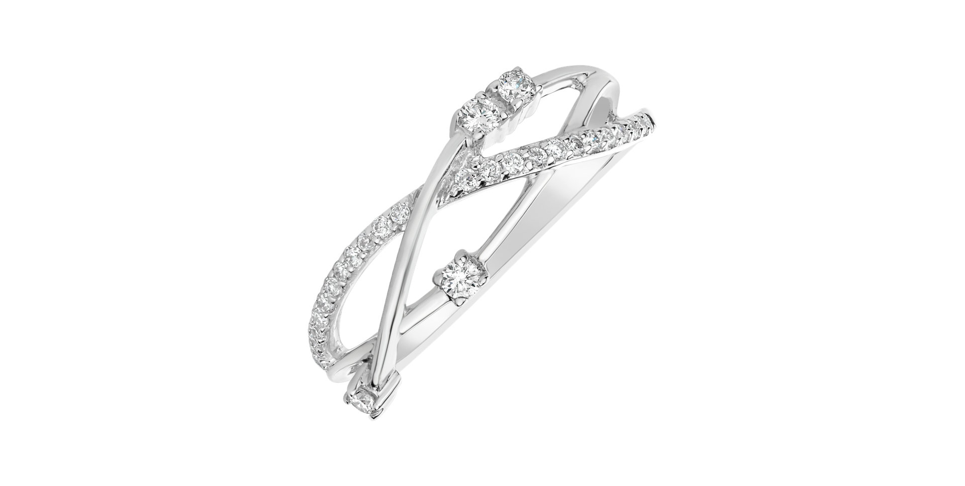 Prsteň s diamantmi Infinite Elegance