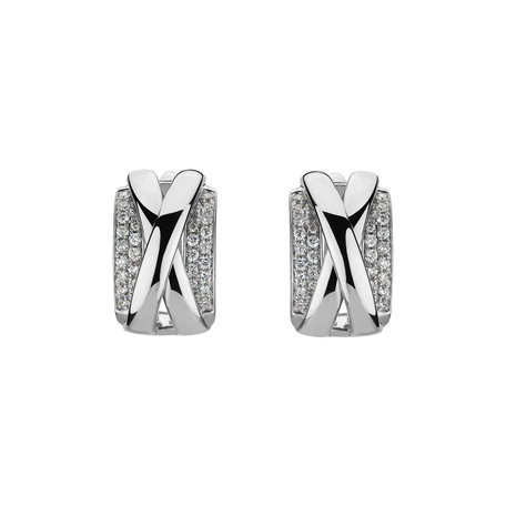 Náušnice s diamantmi Galaxy Signature