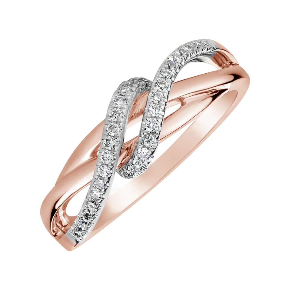 Prsteň s diamantmi Vivid Elegance