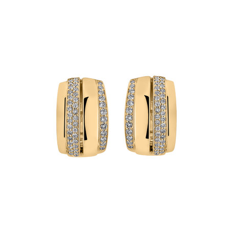 Náušnice s diamantmi Exquisite Feeling