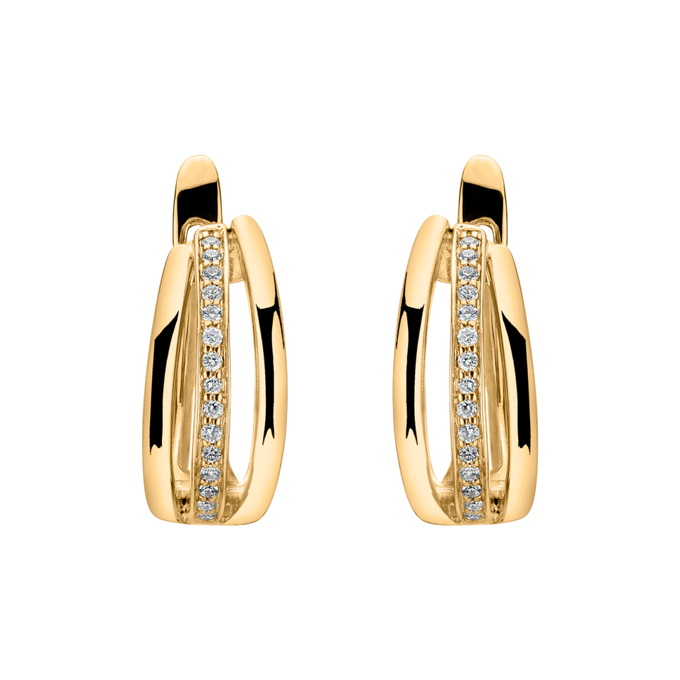 Náušnice s diamantmi Vanessa