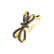 Prsteň s hnedými diamantmi Galaxy Ribbon2