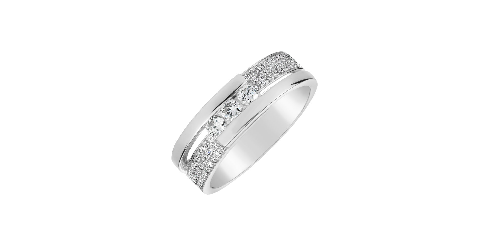 Prsteň s diamantmi Diamond Message