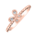 Prsteň s diamantmi Butterfly2
