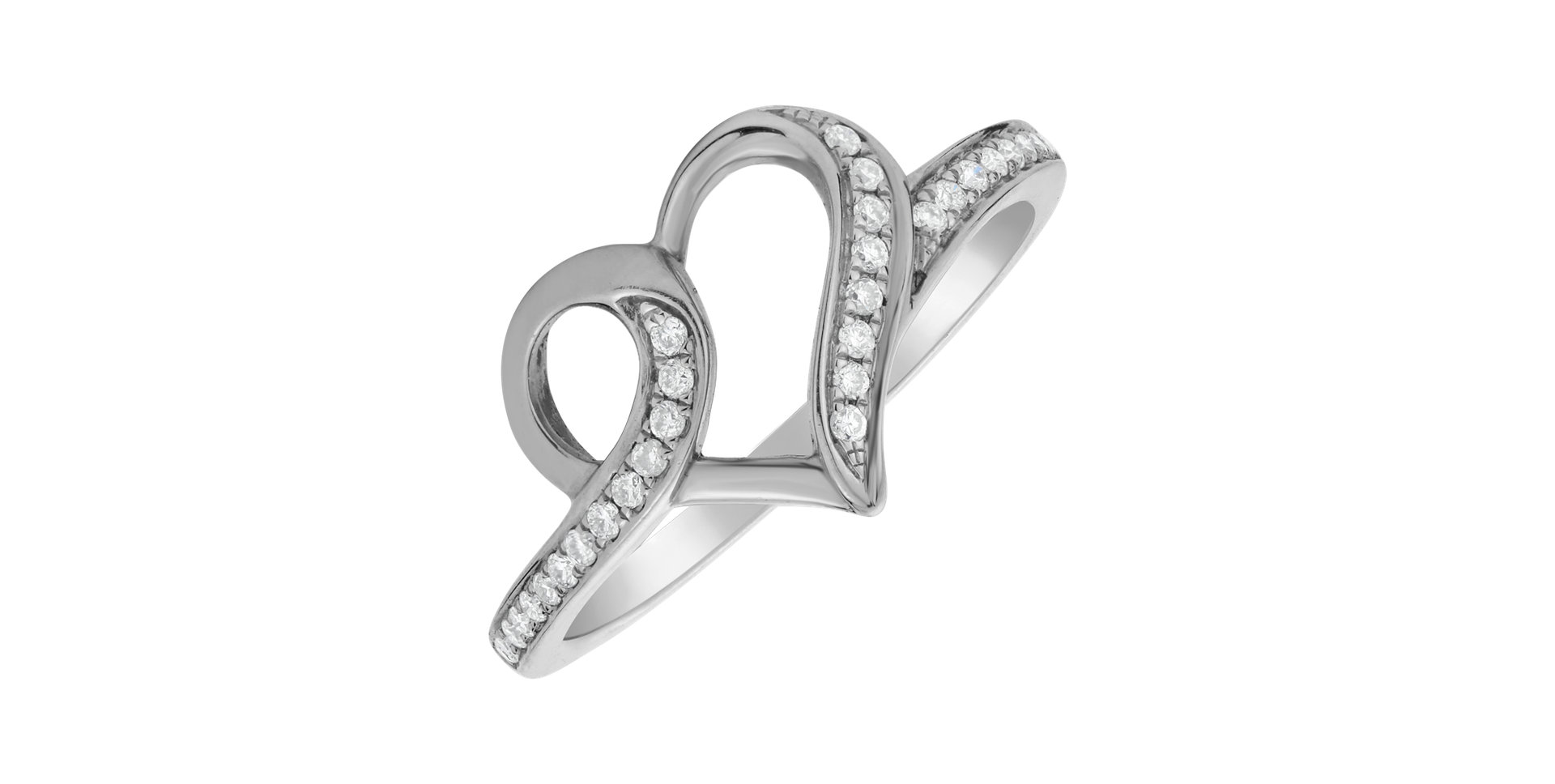 Prsteň s diamantmi Tangled Love