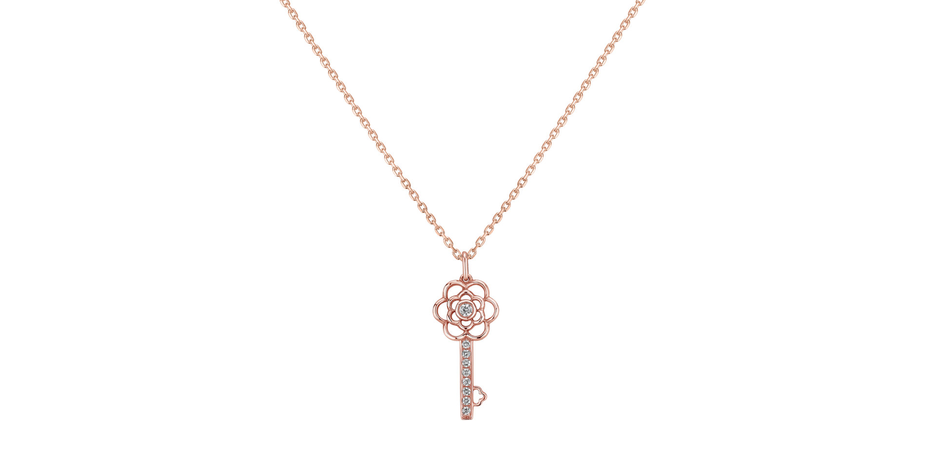 Přívěsok s diamantmi Garden Key