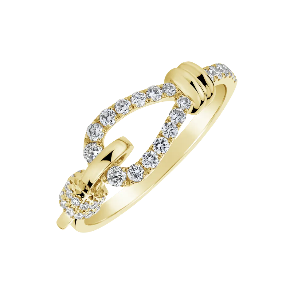 Prsteň s diamantmi Dazzling Belt