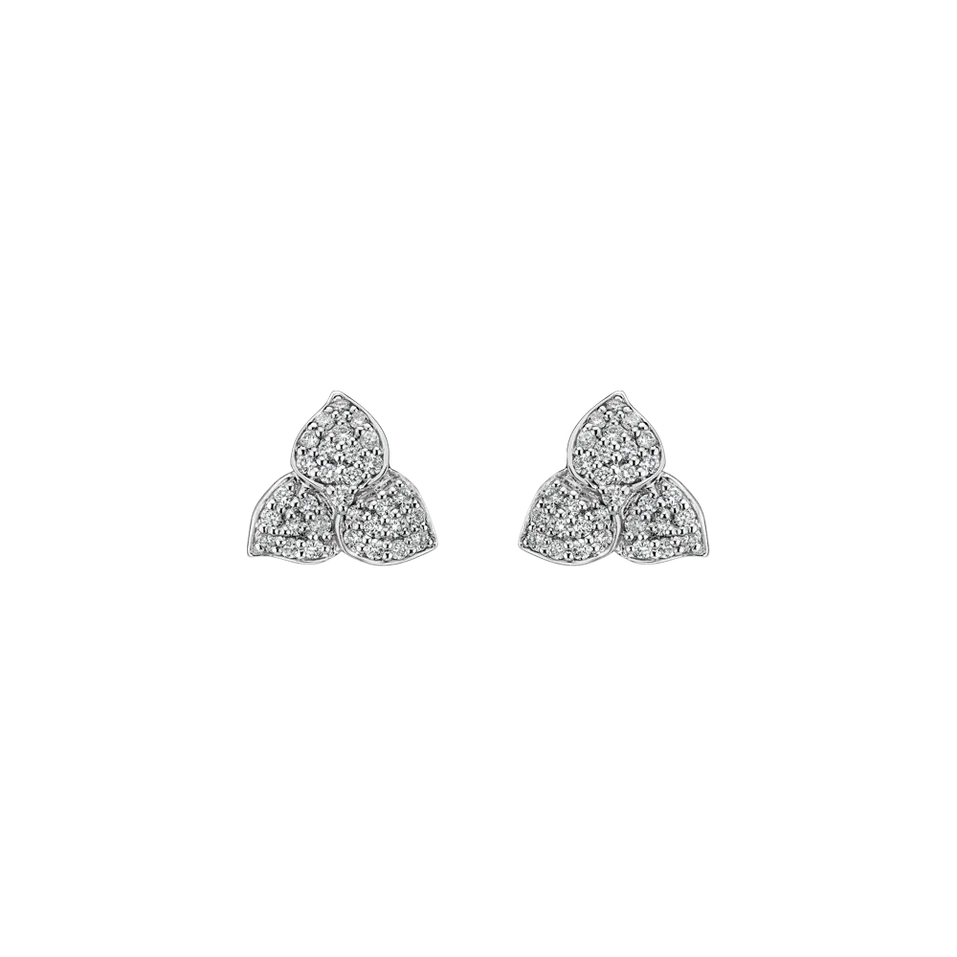 Náušnice s diamantmi Shine Poem