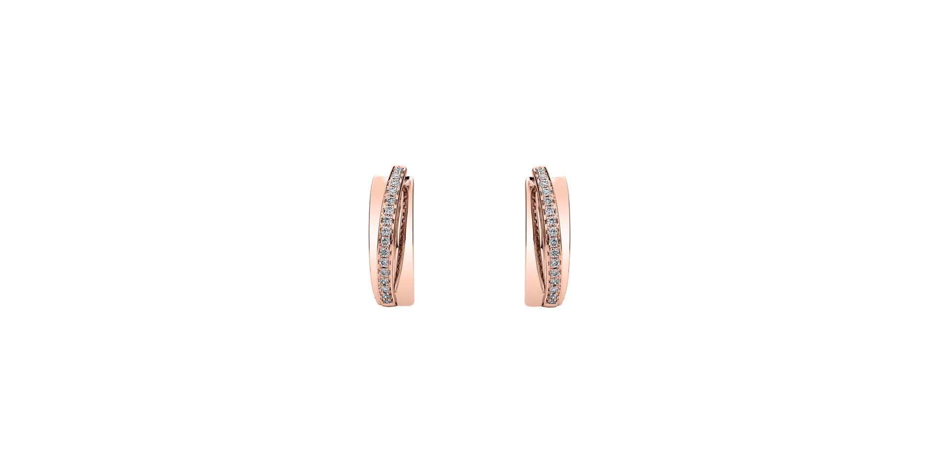 Náušnice s diamantmi Magical Ray