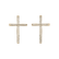 Náušnice s diamantmi Shimmering Cross2