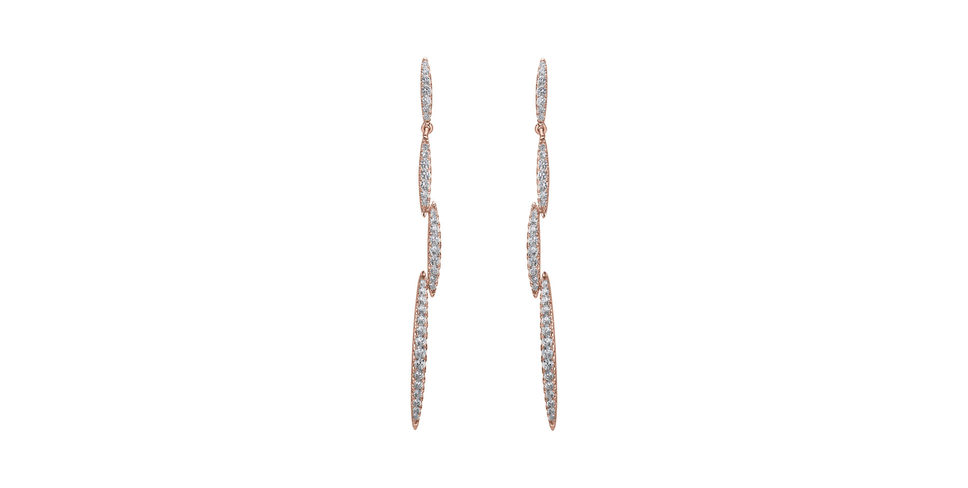 Náušnice s diamantmi Chester