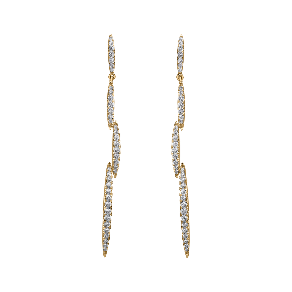 Náušnice s diamantmi Chester