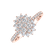 Prsteň s diamantmi Monarch Star2