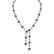 Náhrdelník s diamantmi a zafírmi Sapphire Ribbon2