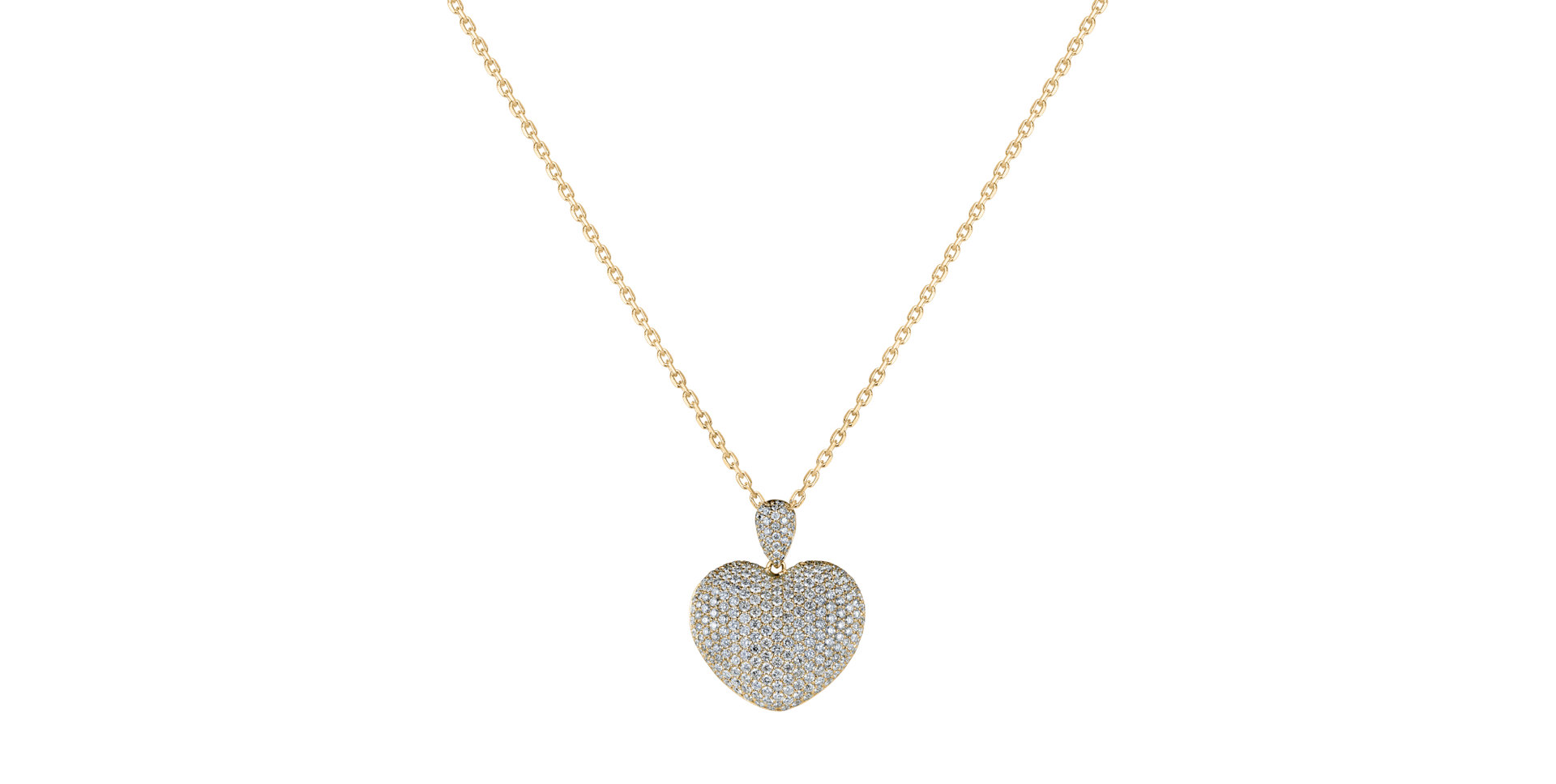 Přívěsok s diamantmi Precious Heart