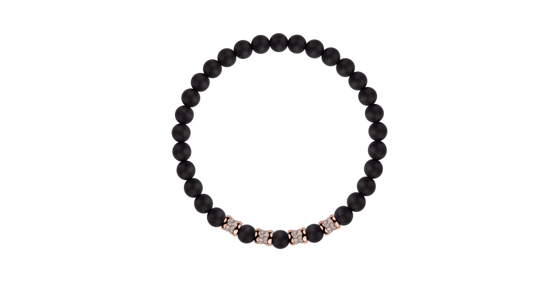 Náramok s diamantmi a achátmi Virgin Sin