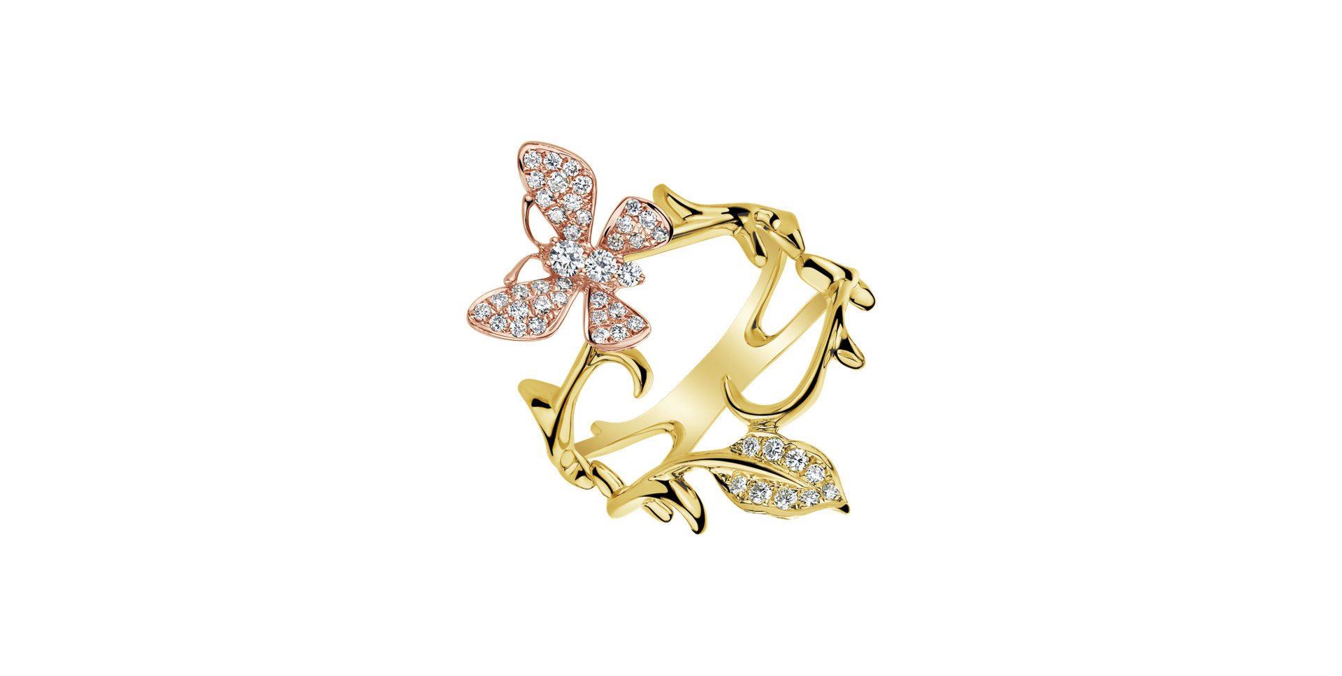 Prsteň s diamantmi Virgin Pleasure