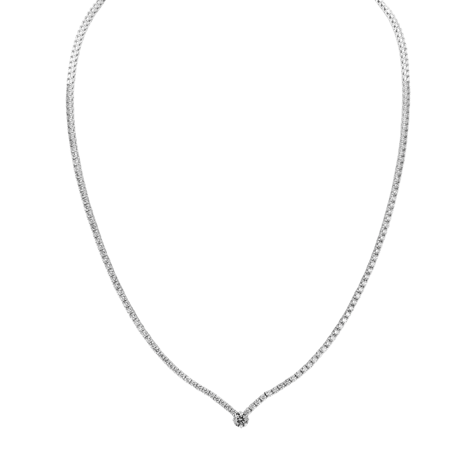 Náhrdelník s diamantmi Haukea