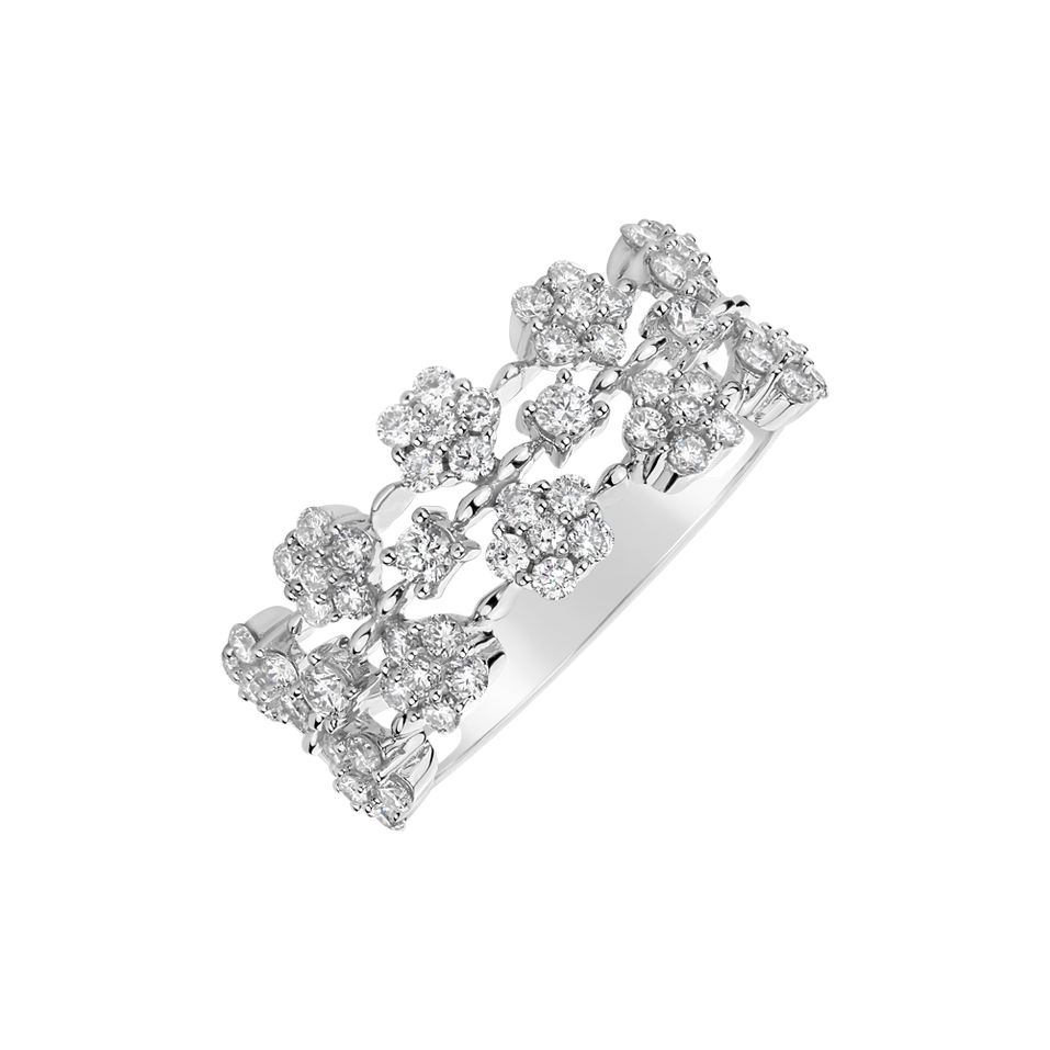Prsteň s diamantmi Glittering Meadow