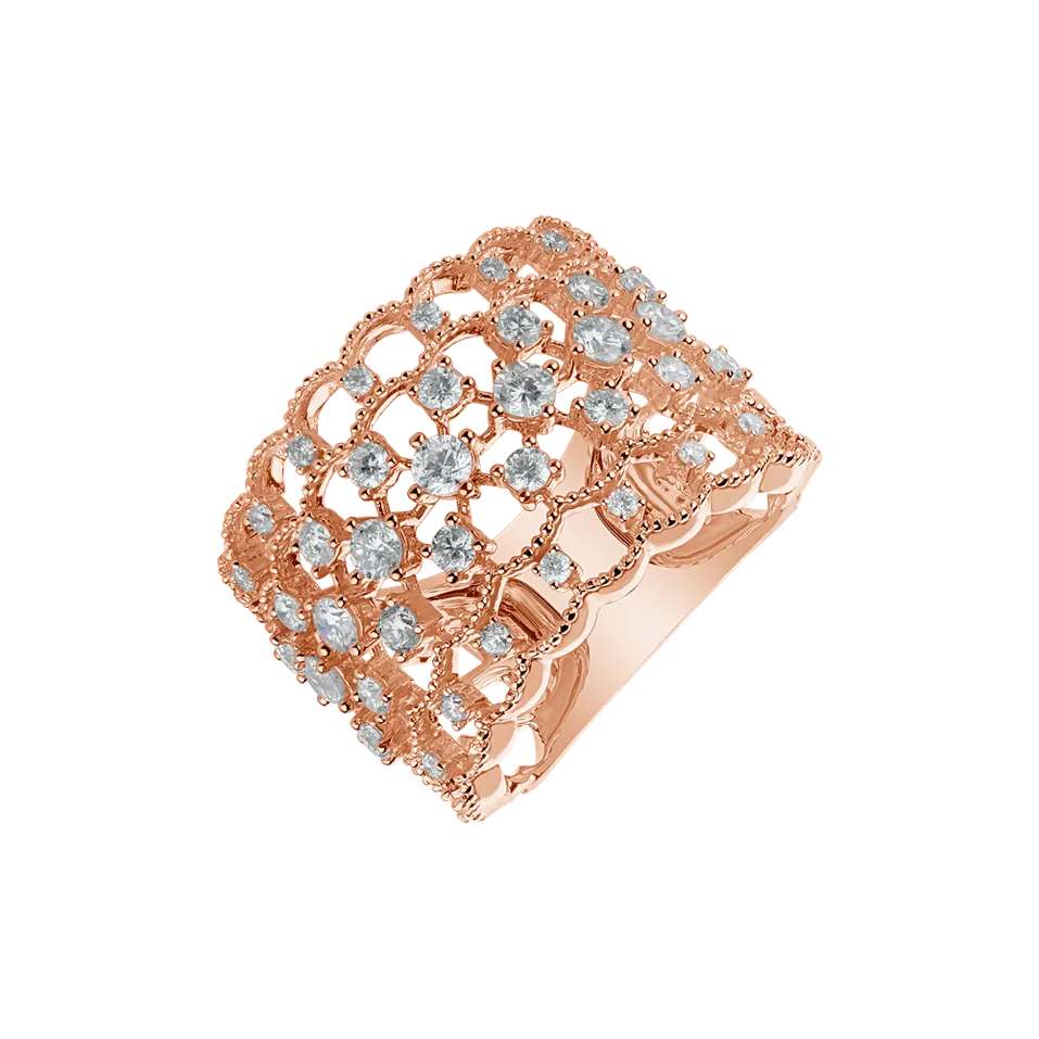Prsteň s diamantmi Fantasy Sparkle
