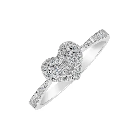 Prsteň s diamantmi Coeur de Glace