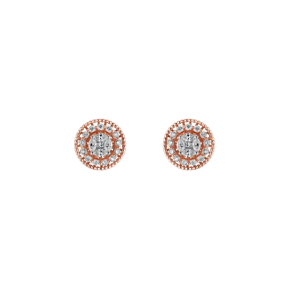 Náušnice s diamantmi Orient Alchemy